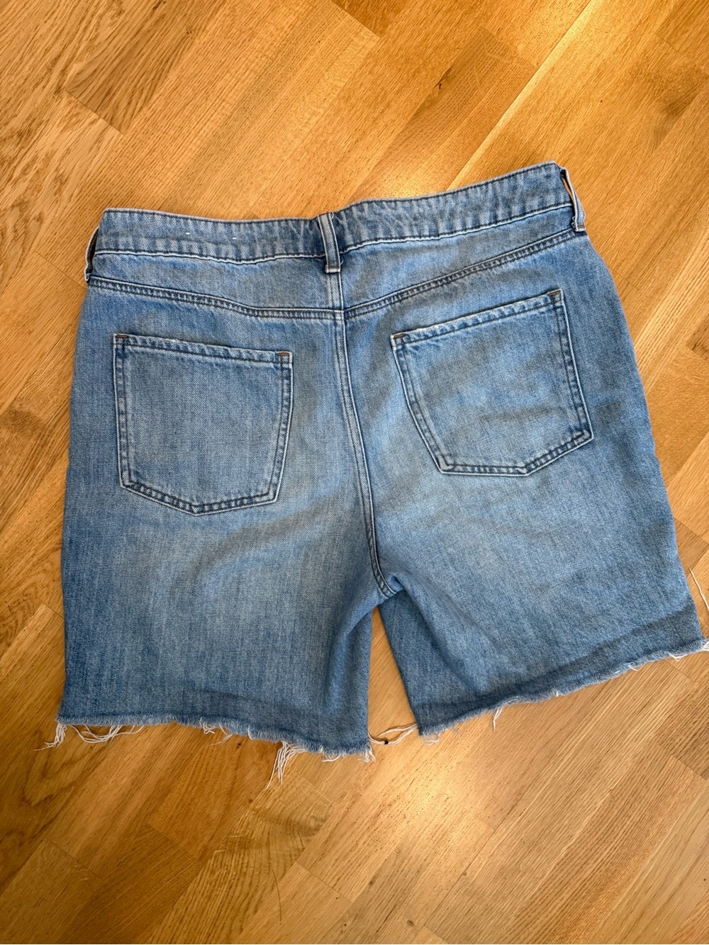 Chico's Medium Wash Denim Cutoff Shorts - Picture 8 of 9